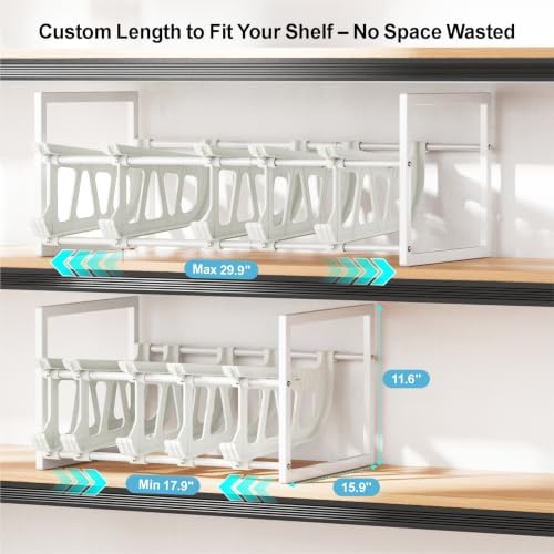 iSPECLE Can Organizer for Pantry - Auto-Rolling, Expands to Hold 60 Cans - Image 3