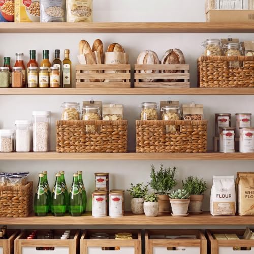 StorageWorks Decorative Baskets, Large Wicker Baskets for Organizing - Image 2