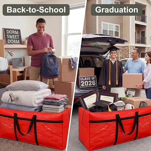 4 Pcs 149 Gallon Extra Large Moving Bags Heavy Duty Storage Bag - Image 4