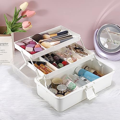 BTSKY 3-Layer Plastic Dividing Storage Box Craft Organizer and Storage - Image 6