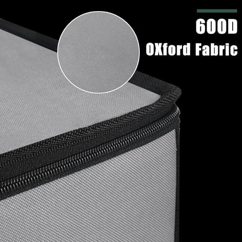 Christmas Ornament Storage Box with Dividers, Holds 64 Balls, Gray - Image 3