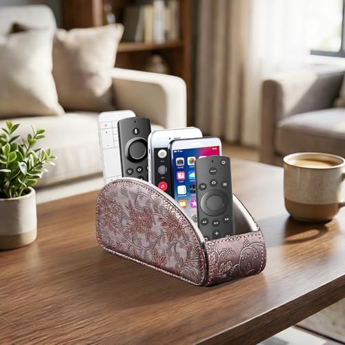 All-in-One TV Remote Holder/Caddy for Remote Conrtols with 5 Compartments - Image 2