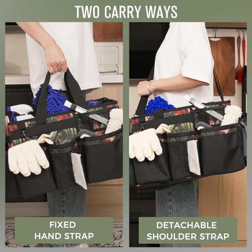 SCAVATA Wearable Cleaning Caddy Organizer With Handle & Shoulder Strap - Image 6