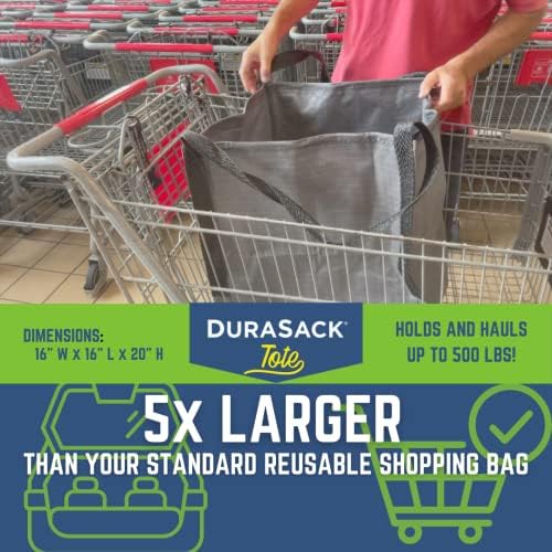 DURASACK Heavy Duty Storage Tote Bag 22-Gallon, Multicolored, Pack of 4 - Image 5