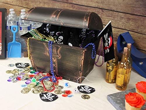 Teacher Created Resources Large Plastic Treasure Chest Classroom Rewards Pirate Party Goody Box (TCR8759) (Pack of 6) - Image 4