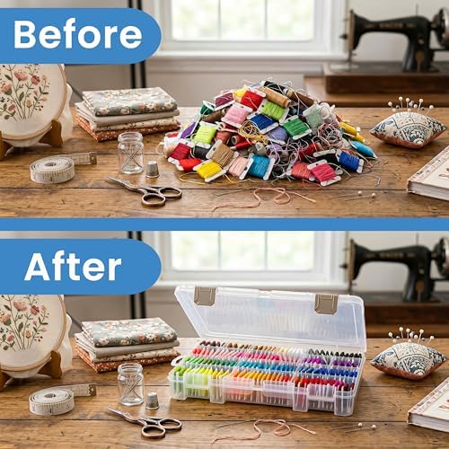 ArtBin Floss Finder Box, Embroidery Floss Organizer, Clear - Image 5