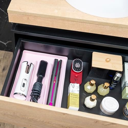 Hair Tool Organizer, 100% Food Grade Silicone, Up to 428F Heat Resistant, Hot Tools Organizer, Hair Styling Tools Organizer, 14.75" x 9.5" x 1" - Image 4