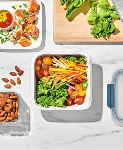OXO Good Grips Prep & Go Food Storage Salad Container - 6.3 Cup, Ocean Blue - Image 6