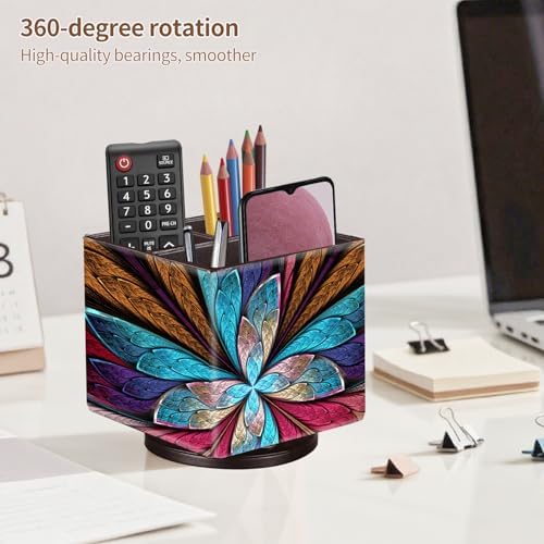 360°Rotatable TV Remote Control Holder/Caddy for Table,Nightstand Organizer - Image 2