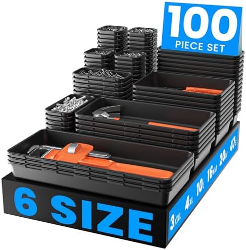 A-LuGei 【 】 Tool Box Organizer Tray Set Drawer Organizer Divider by A-LUGEI