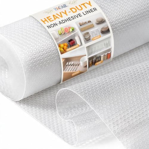 BAGAIL Refrigerator Shelf Liner, Non-Slip Drawer Cabinet Liner, 24"x30' by BAGAILBASICS