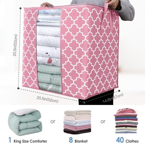 Storage Bags 6 Pack 100L Clothes Organization and Storage Containers - Image 2