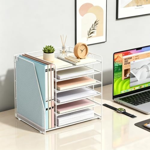 gianotter 6-Tier Paper Organizer With Magazine Holder - Image 5