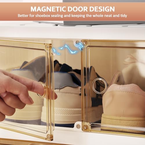 SYNCVIBE Shoe Rack Organizer for Entryway, 9 Tiers, 18 Pairs, 17.3" Wide - Image 4