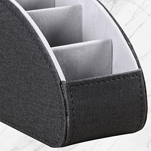 TV Remote Control Holder, Remotes Caddy for Table Desk Nightstand Organizer - Image 6