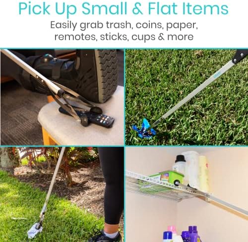 Vive Suction Cup Grabber Reacher 32" - Elderly Grab It Reaching Pickup Tool - Image 4