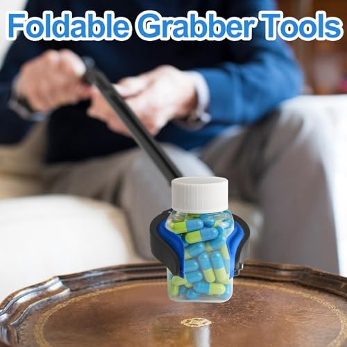 6 Pack 32 Inch Commercial Trash Grabber for Elderly Assist, Heavy Duty Lightweight Reacher with Ergonomic Handle & Non-Slip Grip, Multi-Use Outdoor Home Garden Cleanup Mobility Aid Tool - Image 5