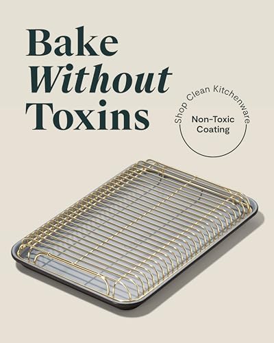 Caraway Non-Stick Ceramic Baking Sheet and Cooling Rack - Image 2