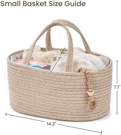 Diaper Caddy Organizer, Gift Basket for Baby Shower, Newborn Essentials - Image 2