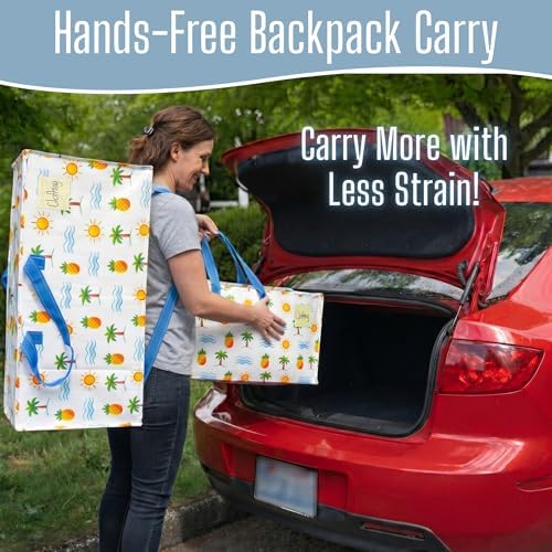 VENO 8 Pack Heavy Duty Moving Bags with Backpack Straps, Zippers & Handles, Extra Large Packing Bags for College Dorm Essentials, Moving Supplies Alternative to Cardboard Moving Boxes - Image 4