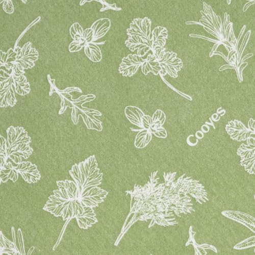 Cooyes Shelf Liner for Refrigerator & Drawer, Non-Adhesive Cabinets Liner for Kitchen Cupboard & Fridge, Breathable Cloth Material, Vegetable-Patterned, 6 Pack 12“ × 24”, Sage Green - Image 3