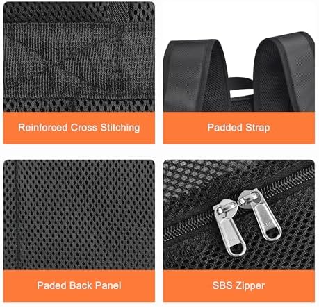 Bagenius Heavy Duty Mesh Backpack, 30L See Through Large Capacity Beach Bag - Image 6