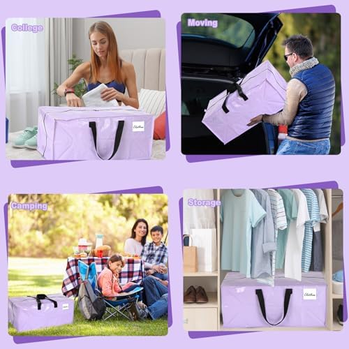 4 Pcs 24 Gallon Extra Large Moving Bags Heavy Duty Storage Bag - Image 5