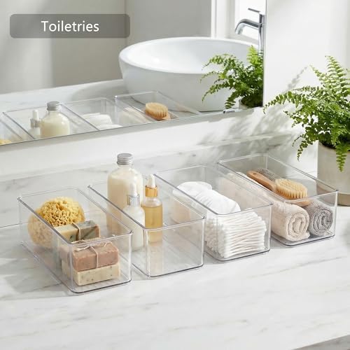 Qilinba 8 PACK Drawer Organizers Deep Drawer Organizer Bins - Image 4