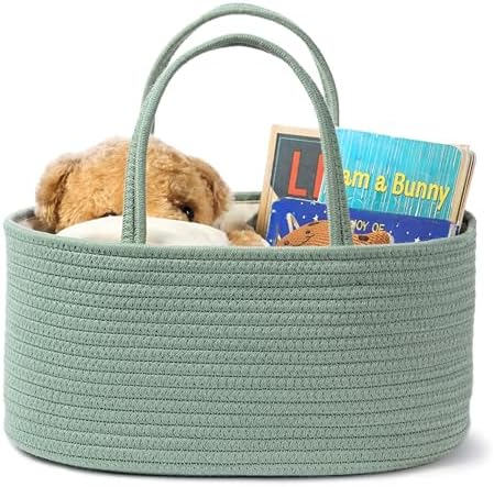 Diaper Caddy Organizer, Gift Basket for Baby Shower, Newborn Essentials by KODOMOORE