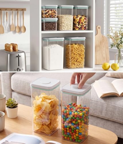 Airtight Food Storage Containers Set with Lids, 6 pcs, White 7L/236oz - Image 7
