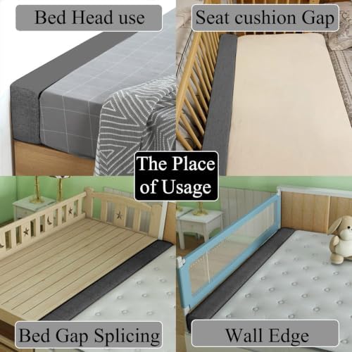 Cal King Size Foam Bed Gap Filler Mattress Space Filler Between Bed and Wall from Headboard Gap Mattress Extender 71x6x12 Inch - Image 7