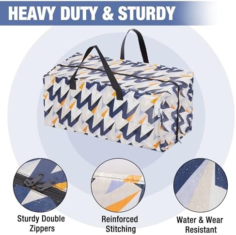 WORKPRO 6 Pack Extra Large Moving Bags with Backpack Straps & Handles - Image 2
