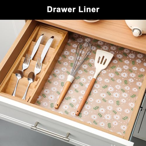 Cooyes Shelf Liner Non-Adhesive EVA Cabinet & Drawer Liner 17.5" x 360" - Image 3