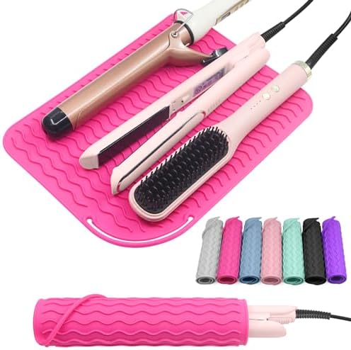 Suafrnut Plus Size Silicone Heat Resistant Mat for Hair Tools(12" x 9") by Suafrnut