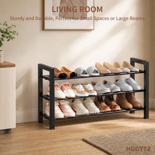 Expandable Shoe Rack, Heavy Duty Metal Shoe Organizer for Closet - Image 6