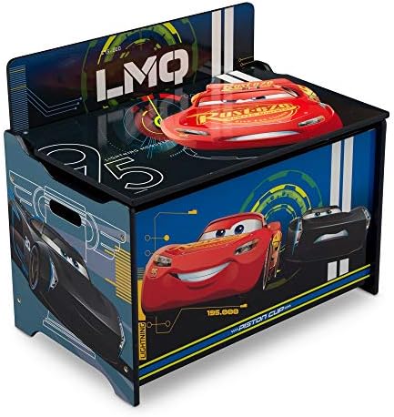 Delta Children Deluxe Toy Box, Disney/Pixar Cars by DeltaChildren