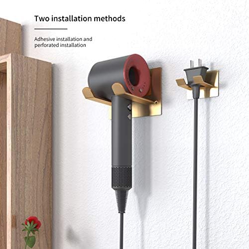 XIGOO Self Adhesive Hair Dryer Holder Wall Mounted - Image 6