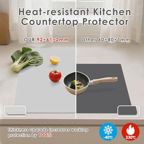 Extra Large Silicone Mat for Resin 36.2" x 24" 2MM Thick Silicone Craft Mat - Image 6