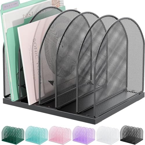 gianotter Desktop File Organizer with 5 Compartments by gianotter