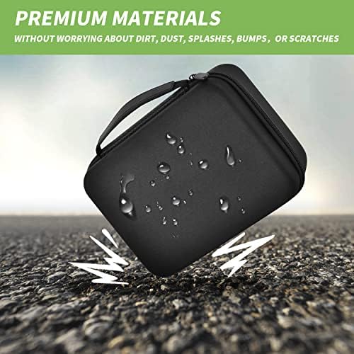 ALKOO Hard Travel Case for DYMO LetraTag LT-100H Label Maker (All Black, Large) - Image 5