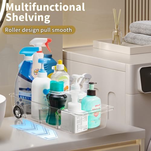 Roll-Out Refrigerator Organizers and Storage, 3 Pack Drawer Fridge Bins - Image 5