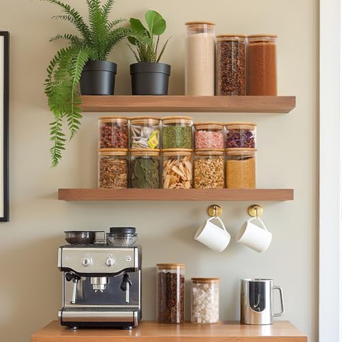 ComSaf Glass Storage Containers with Lids 1.5 Qt, Set of 3 Food Storage Jar - Image 5