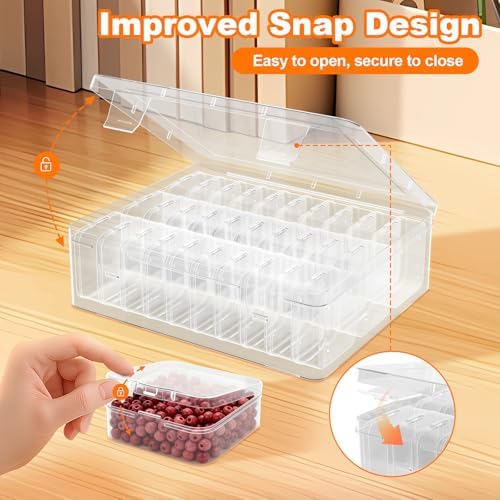 30 Pcs Bead Organizer Box, Clear Plastic Bead Storage Containers - Image 5