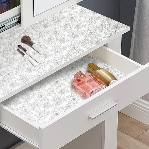 Drawer and Shelf Liner for Kitchen Cabinets, Rose, 18IN X 20FT - Image 4