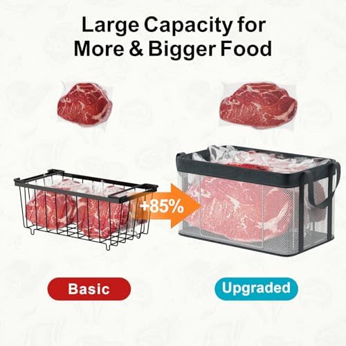 iSPECLE Deep Freezer Organizer Bins - for 5-7 Cu.Ft Chest Freezers, 6 Pack - Image 4