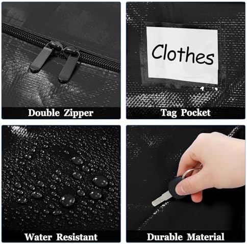 4 Pcs 24 Gallon Extra Large Moving Bags Heavy Duty Storage Bag - Image 4