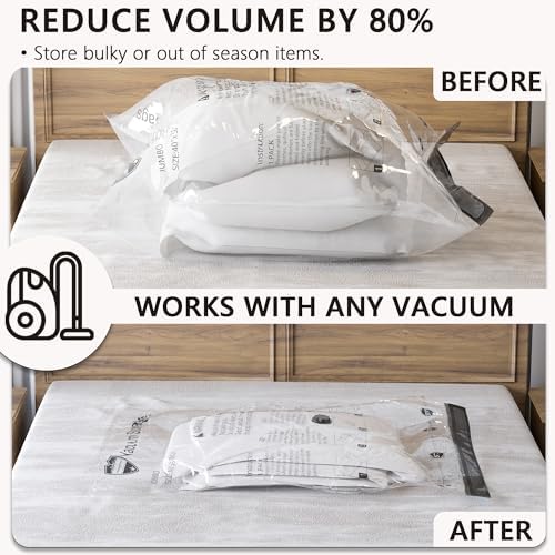 Vacuum Storage Bags for Travel & Home with Electric Pump, 14 Combo - Image 2