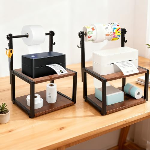 Printer Label Holder for Thermal, Adjustable Screws for Label Sticker - Image 4