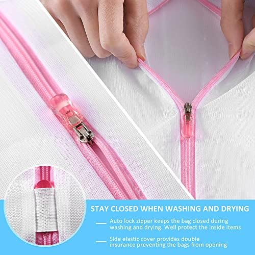 GOGOODA Mesh Laundry Bags for Delicates Durable Protective Wash Bags - Image 6