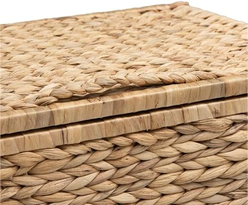 eHemco Storage Trunk with Metal Frame, Natural, 23.3 by 16.5 by 15.2 Inches - Image 7